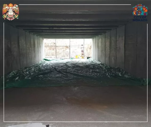 Яармагийн нүхэн гарцын хойд хэсгийг угсарч дууслаа